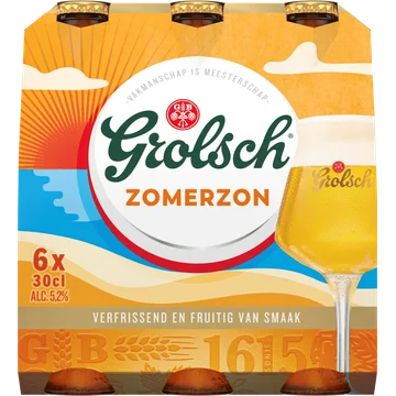 Grolsch Zomerzon Flessen 6 x 300 ml