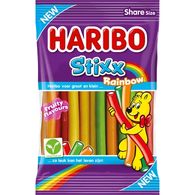 Haribo Stixx Rainbow 160g