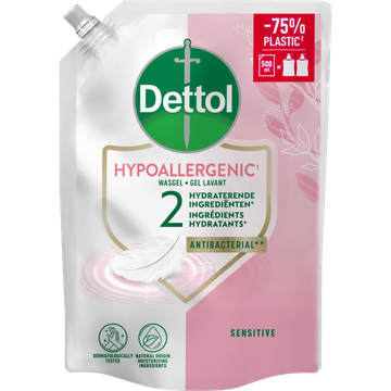 Dettol Sensitive Wasgel Navulling 500 ml