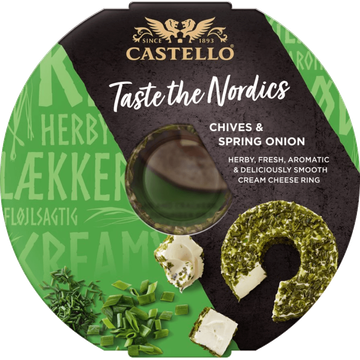 Castello Roomkaas 65+ bieslook 125g