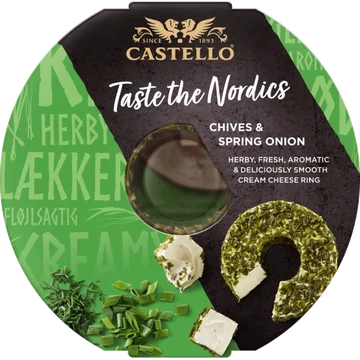 Castello Roomkaas 65+ bieslook 125g