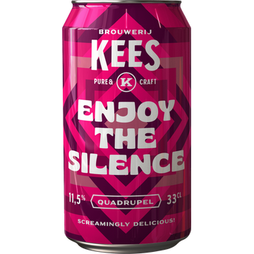 Kees -Enjoy the Silence - Quadrupel - Blik - 330ML