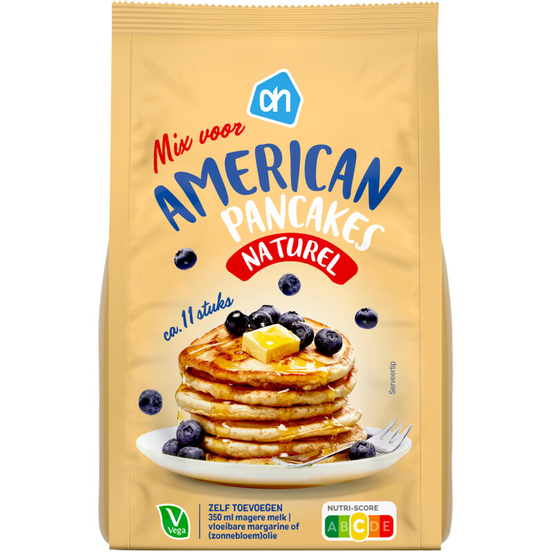 AH Mix voor American pancakes naturel