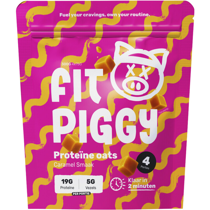 Fit Piggy Proteïne oats salted caramel