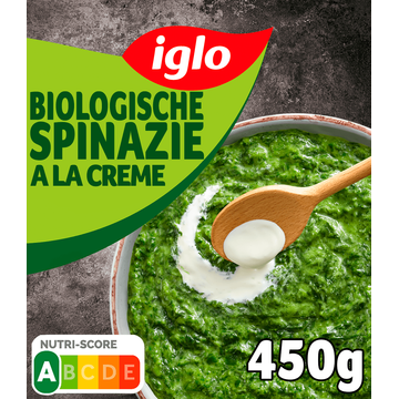 Iglo Biologische spinazie à la crème