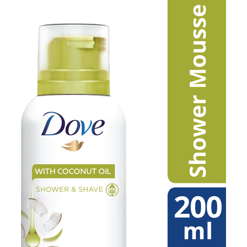Dove Coconut oil shower mousse