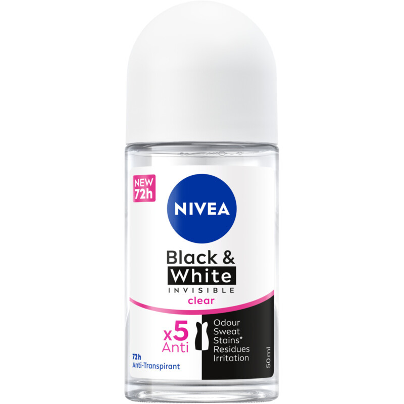 NIVEA Black & white original deodorant roller