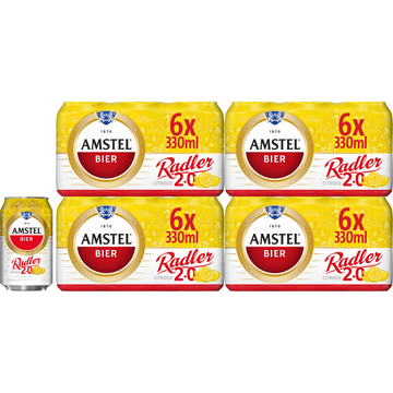Amstel Radler Citroen Bier Blik 4x6x330ml