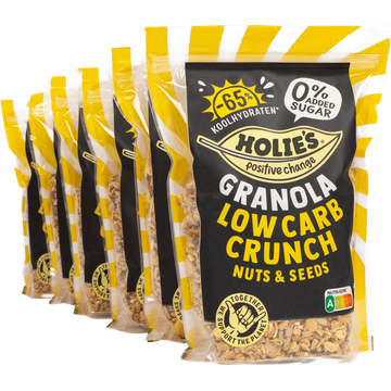 Holie's Granola Low Carb Crunch Nuts & Seeds 6 x 350 g