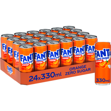Fanta Orange zero sugar 24 x 330 ml