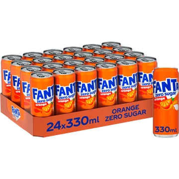 Fanta Orange zero sugar 24 x 330 ml