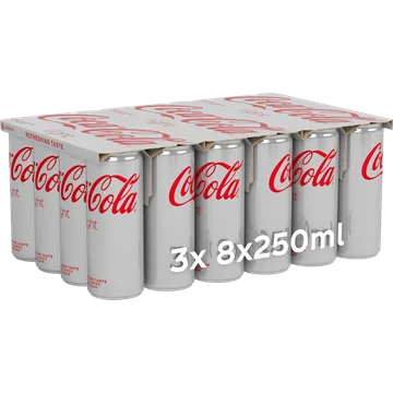 Coca-Cola Light 3x 8x250 ml
