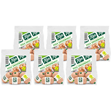 Kips Kleintje Vega Smeerworst 6 x 6 x 20 g