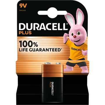 Duracell Alkaline Plus 9V 1 Stuk