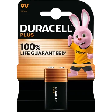 Duracell Alkaline Plus 9V 1 Stuk