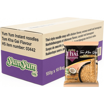 Yum Yum Thai Coconut Noodle Soup - 10 x 100 g