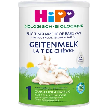 HiPP Biologisch Zuigelingenmelk op Basis van Geitenmelk 1 vanaf de Geboorte 400 g
