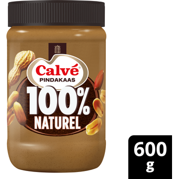 Calvé Pindakaas 100% Naturel 600 g