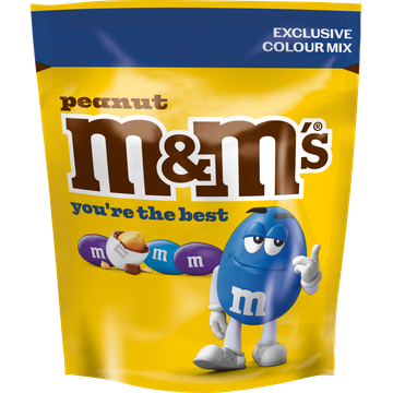 M&M's Blue Mix Chocolade en Pinda in Suikerlaagje 150g