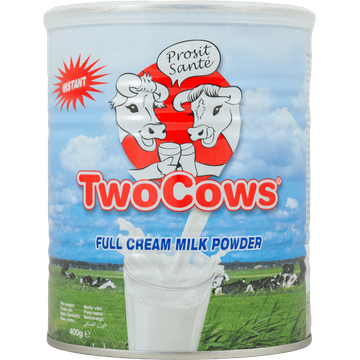 Two Cows Instant Full Cream Milk Powder 400 g