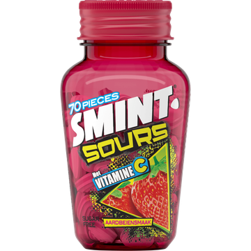 Smint Sours Sugar Free Aardbeiensmaak 70 Stuks