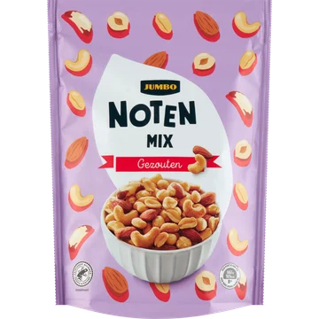 Jumbo Noten Mix Ongezouten 200 g