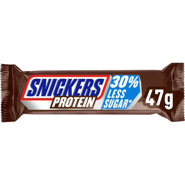 Snickers Protein chocolade pinda caramel reep 47g