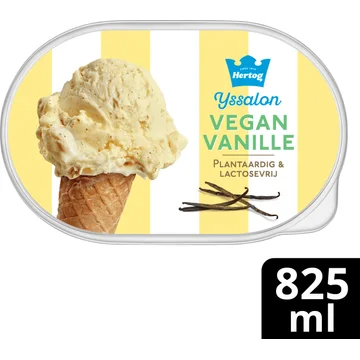 Hertog IJs IJssalon Vegan Vanille 825 ml