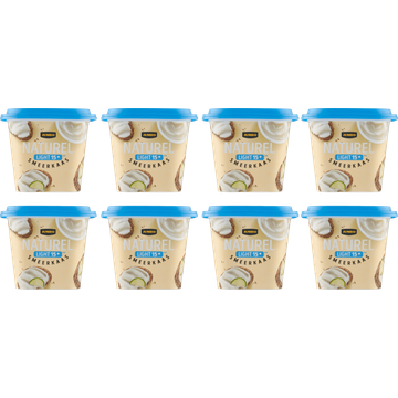 Jumbo Naturel Light 15+ Smeerkaas 8 x 200 g