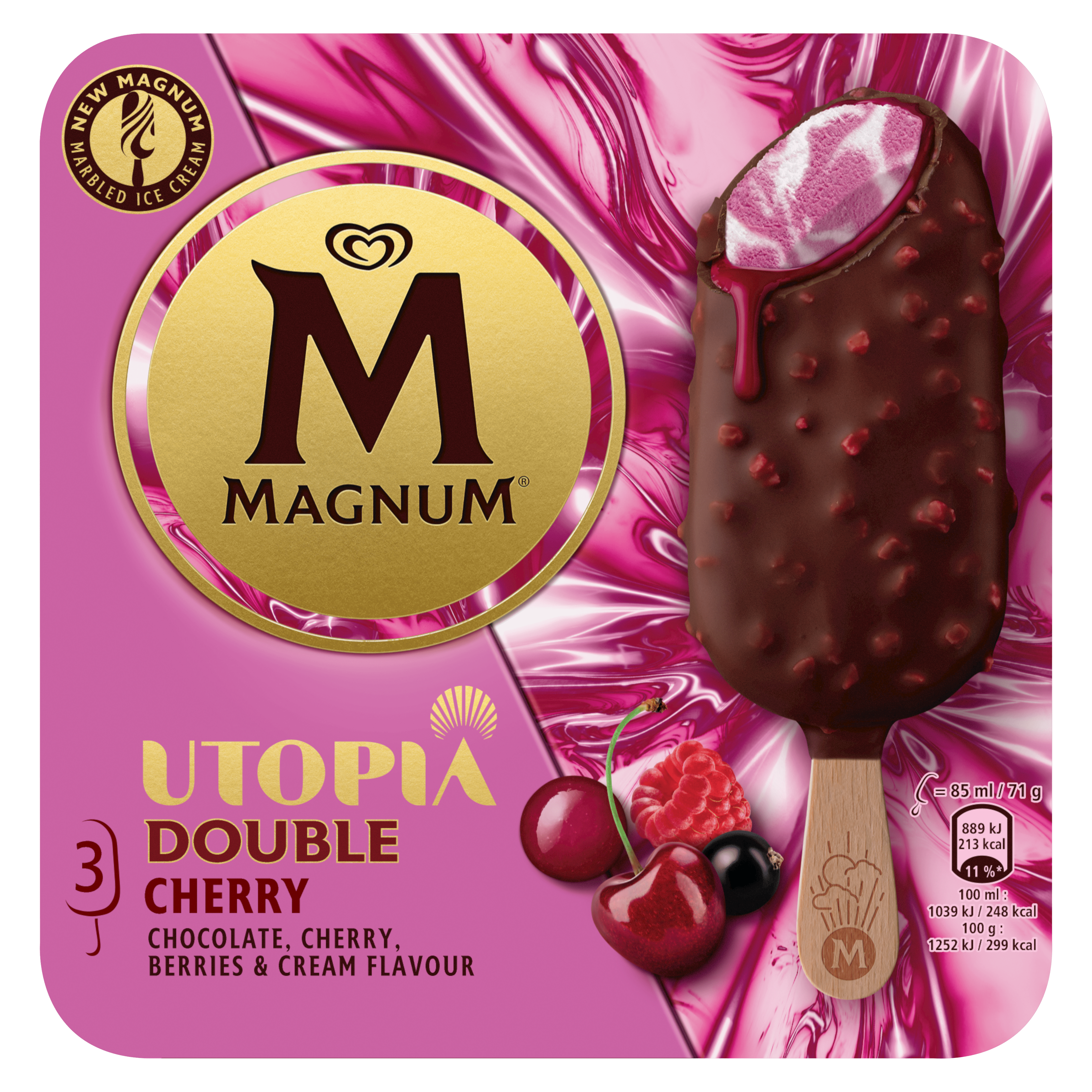 Magnum IJs Utopia Double Cherry 3 x 85 ml