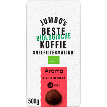 Jumbo's Beste Koffie Snelfiltermaling Biologisch 500 g