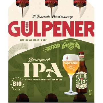 Gulpener - Ur-Hop IPA - BIO - Fles - 6 x 300ML