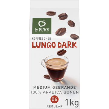 La Place Koffiebonen Lungo Dark 1KG