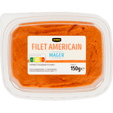 Jumbo Filet Americain Mager 150 g 