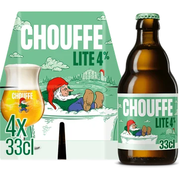 Chouffe Lite 4% - Fles - 4x300ML