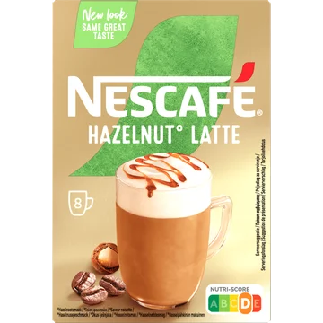 Nescafé Hazelnootsmaak Latte 8 x 15 g
