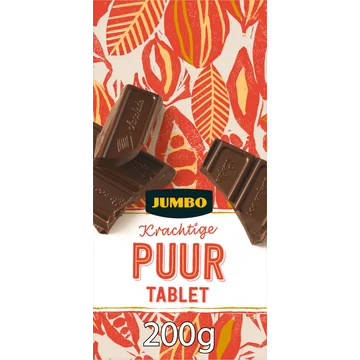 Jumbo Pure Chocolade Tablet 200 g