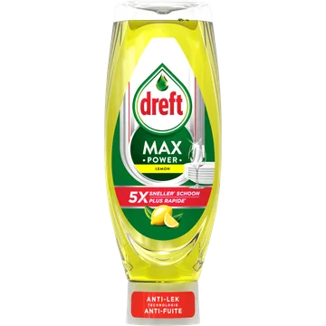 Dreft MaxPower Lemon Vloeibaar Afwasmiddel 730ml