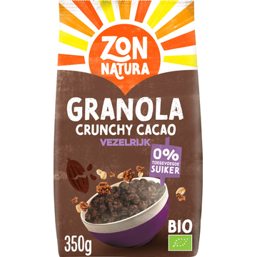 Zonnatura Granola Crunchy Cacao Bio 350 g