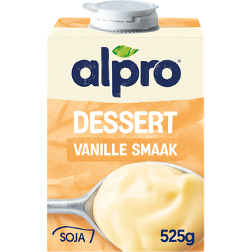 Alpro Dessert Vanille Smaak Houdbaar 525g