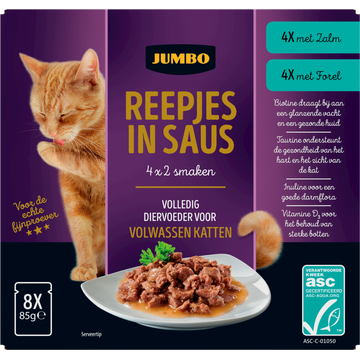 Jumbo Reepjes in Saus 8 x 85 g