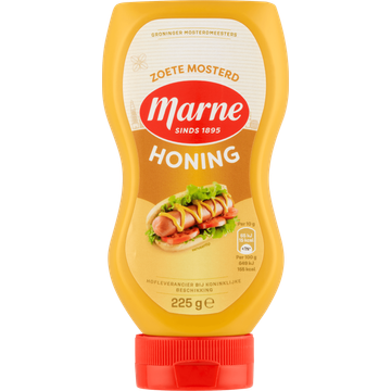 Marne Zoete Mosterd Honing 225 g