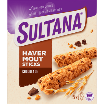 Sultana Havermoutsticks Chocolade