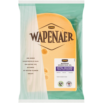 Wapenaer Goudse Kaas Extra Belegen 48+ Plakken ca. 200 g
