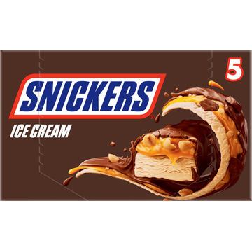 Snickers Gold IJsrepen Caramel 5 Stuks