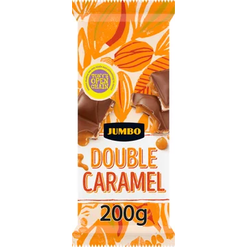 Jumbo Melkchocolade Double Caramel 200 g