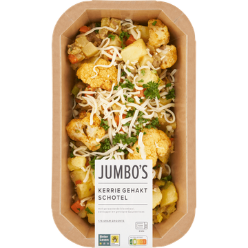 Jumbo's Verse Maaltijd Kerrie Gehakt Schotel 450 g
