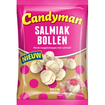 Candyman Salmiak bollen 100 g