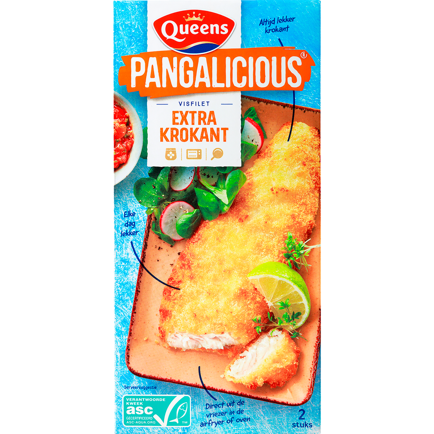 Queens Pangalicious Extra Krokant 2 stuks 250 g
