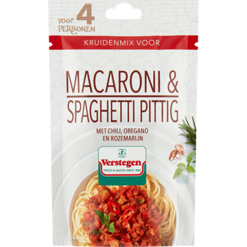 Verstegen Kruidenmix voor Macaroni & Spaghetti Pittig 30 g